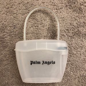 Palm Angels Transparent Padlock Handbag